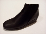 Parex Shoes Σχ. QH16929.B "Λάστιχο - Φερμουάρ" Μαύρο
